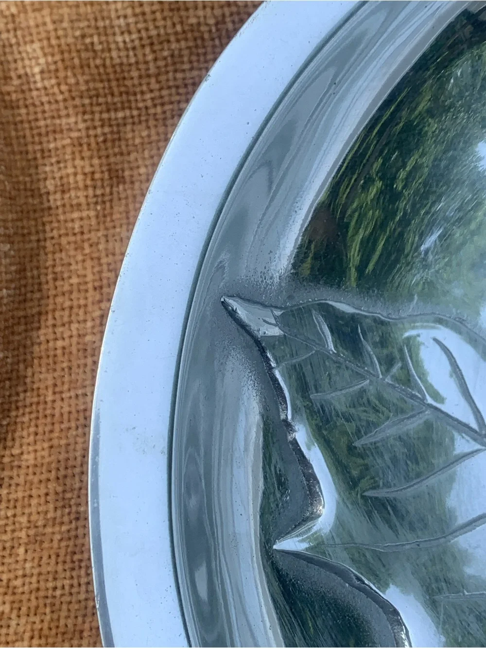 Mariposa polished silver